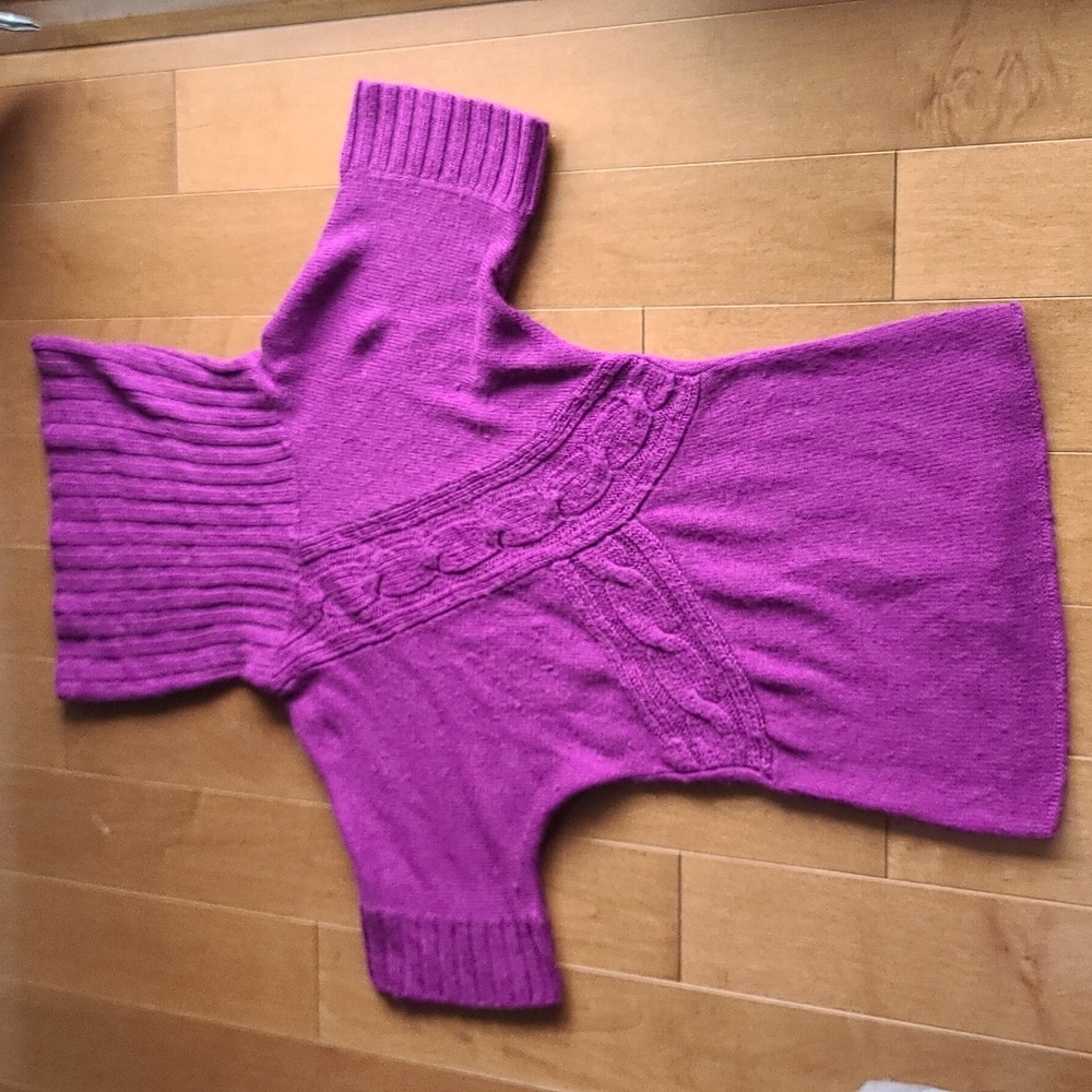 Purple Turtle Neck Sweater - Picture 2 of 3